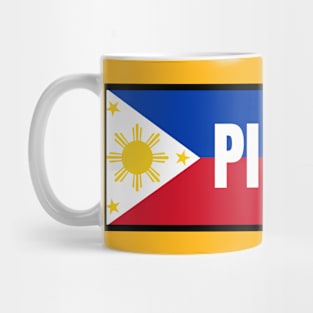 Pilipinas in Philippine Flag Mug